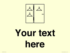 Custom information:  Large Changing room